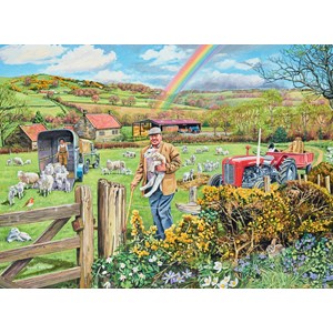 Ravensburger (14360) - Trevor Mitchell: "Die Farmer" - 500 Teile Puzzle