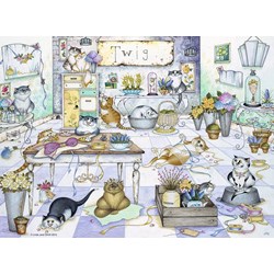 Ravensburger (14079) - Linda Jane Smith: "On the High Street" - 500 Teile Puzzle