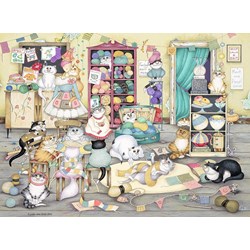 Ravensburger (14079) - Linda Jane Smith: "On the High Street" - 500 Teile Puzzle