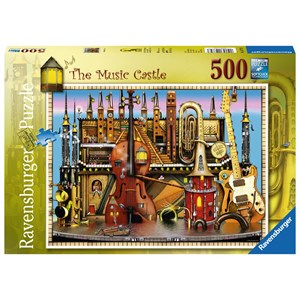 Ravensburger (14779) - Colin Thompson: "The Music Castle" - 500 Teile Puzzle