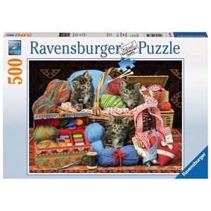 Ravensburger (14785) - "Flauschiges Vergnügen" - 500 Teile Puzzle