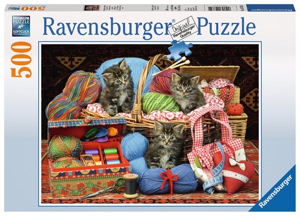 Ravensburger (14785) - "Flauschiges Vergnügen" - 500 Teile Puzzle
