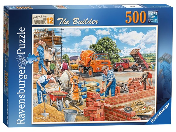 Ravensburger (14736) - Trevor Mitchell: "The Builder" - 500 Teile Puzzle