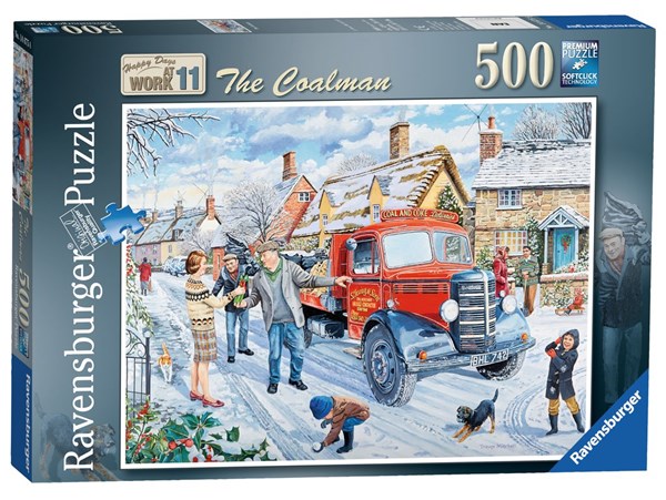 Ravensburger (14675) - Trevor Mitchell: "The Coalman" - 500 Teile Puzzle