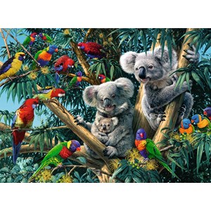 Ravensburger (14826) - "Koalas im Baum" - 500 Teile Puzzle