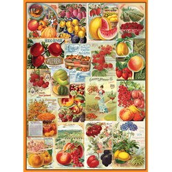 Eurographics (6000-0818) - "Früchte-Saatgutkatalog" - 1000 Teile Puzzle