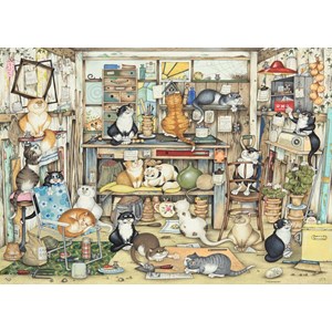 Ravensburger (19852) - Linda Jane Smith: "Dad's Shed" - 1000 Teile Puzzle