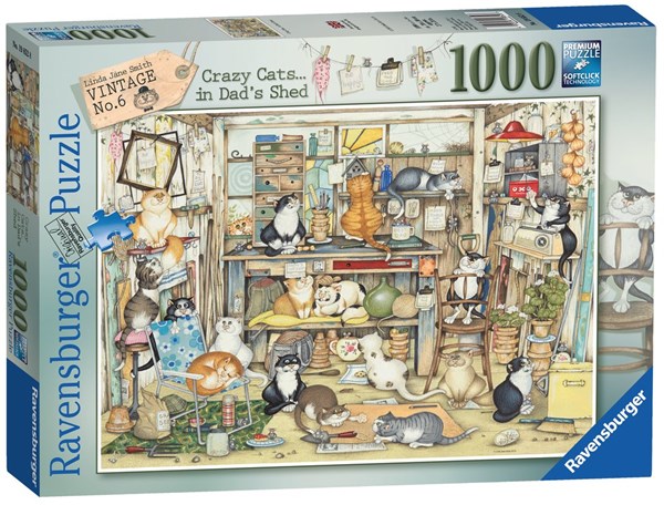 Ravensburger (19852) - Linda Jane Smith: "Dad's Shed" - 1000 Teile Puzzle