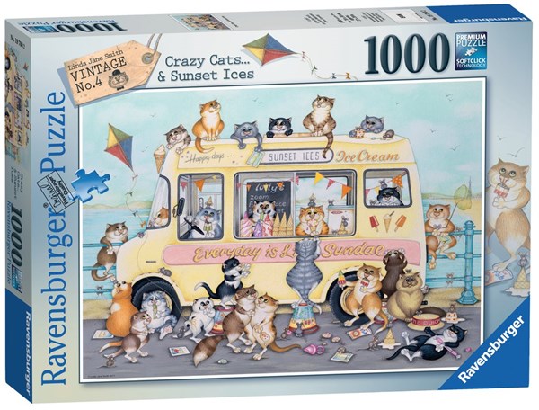 Ravensburger (19700) - Linda Jane Smith: "Sunset Ices" - 1000 Teile Puzzle
