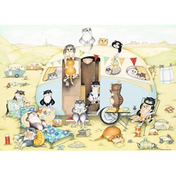 Ravensburger (19588) - Linda Jane Smith: "The Caravan" - 1000 Teile Puzzle