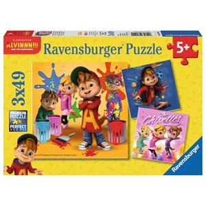 Ravensburger (08044) - "Alvin und die Chipmunks" - 49 Teile Puzzle