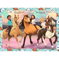 Ravensburger (10748) - "Spirit, Lucky und ihre Freundinnen" - 100 Teile Puzzle