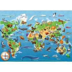 Ravensburger (05515) - "Endangered Animals" - 60 Teile Puzzle