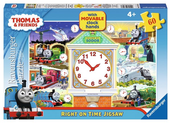 Ravensburger (07327) - "Thomas Right on Time Puzzle" - 60 Teile Puzzle