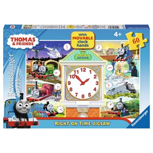 Ravensburger (07327) - "Thomas Right on Time Puzzle" - 60 Teile Puzzle