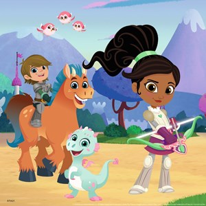 Ravensburger (08056) - "Nella, die Ritterprinzessin" - 49 Teile Puzzle