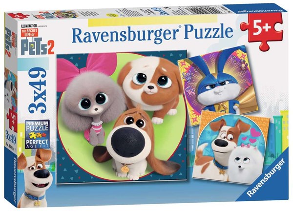Ravensburger (05014) - "The Secret Life of Pets 2" - 49 Teile Puzzle