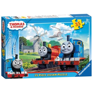 Ravensburger (08711) - "Thomas & Friends At the Windmill" - 35 Teile Puzzle