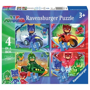 Ravensburger (06974) - "PJ Masks" - 12 16 20 24 Teile Puzzle