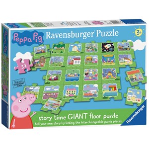 Ravensburger (05338) - "Peppa Pig Tell a Story" - 24 Teile Puzzle