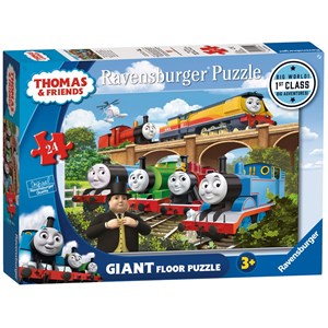 Ravensburger (05550) - "Thomas & Friends, Rebecca joins the Team" - 24 Teile Puzzle
