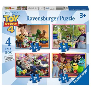 Ravensburger (06833) - "Toy Story 4" - 12 16 20 24 Teile Puzzle