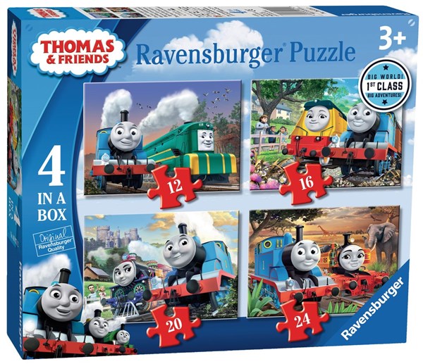 Ravensburger (06971) - "Thomas & Friends, Big World Adventures" - 12 16 20 24 Teile Puzzle