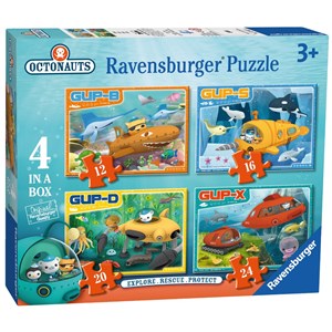 Ravensburger (07022) - "Octonauts" - 12 16 20 24 Teile Puzzle