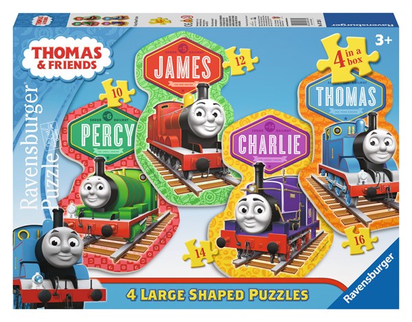 Ravensburger (07238) - "Thomas & Friends" - 10 12 14 16 Teile Puzzle