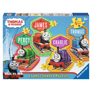 Ravensburger (07238) - "Thomas & Friends" - 10 12 14 16 Teile Puzzle