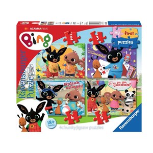 Ravensburger (06834) - "Bing" - 2 3 4 5 Teile Puzzle