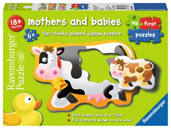Ravensburger (06903) - "Mother and Babies" - 2 Teile Puzzle