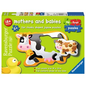 Ravensburger (06903) - "Mother and Babies" - 2 Teile Puzzle