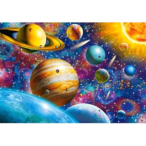 Castorland (C-104314) - "Strahlendes Sonnensystem" - 1000 Teile Puzzle