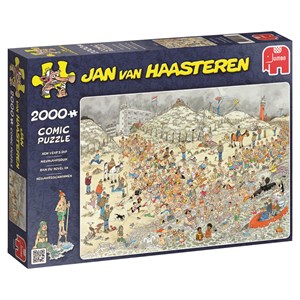 Jumbo (19040) - Jan van Haasteren: "Neujahrsschwimmen" - 2000 Teile Puzzle