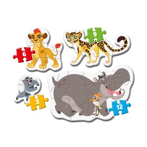 Clementoni (20801) - "Disney Lion Guard" - 3 6 9 12 Teile Puzzle