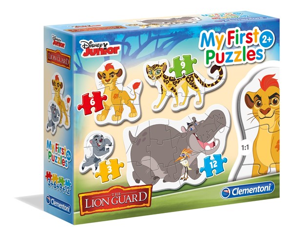 Clementoni (20801) - "Disney Lion Guard" - 3 6 9 12 Teile Puzzle