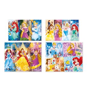 Clementoni (07721) - "Disney Princess" - 20 60 100 180 Teile Puzzle