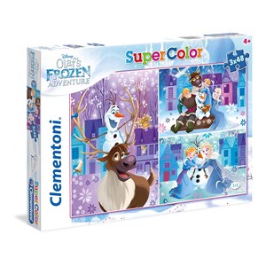 Clementoni (25228) - "Olaf's Frozen Adventures" - 48 Teile Puzzle