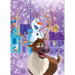 Clementoni (25228) - "Olaf's Frozen Adventures" - 48 Teile Puzzle