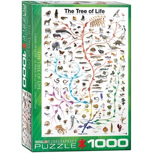Eurographics (6000-0282) - "Die Evolution - Der Baum des Lebens" - 1000 Teile Puzzle