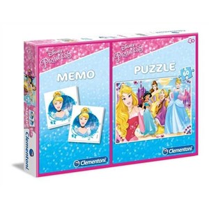 Clementoni (07915) - "Disney Princess + Memo" - 60 Teile Puzzle