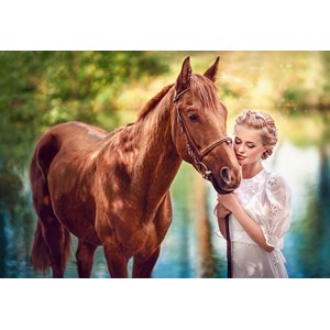 Castorland (C-104390) - "Schönheit und Sanftmut" - 1000 Teile Puzzle
