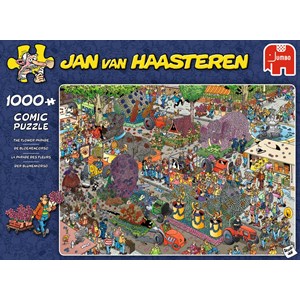 Jumbo (19071) - Jan van Haasteren: "Die Blumen Parade" - 1000 Teile Puzzle