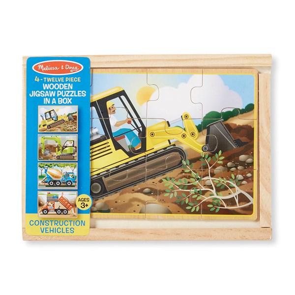 Melissa and Doug (3792) - "Construction" - 12 Teile Puzzle