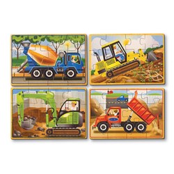 Melissa and Doug (3792) - "Construction" - 12 Teile Puzzle