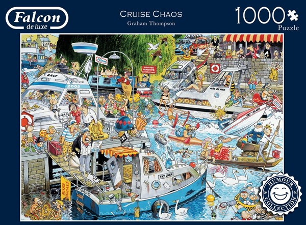 Falcon (11198) - Graham Thompson: "Chaos am See" - 1000 Teile Puzzle