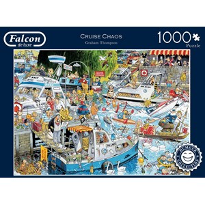 Falcon (11198) - Graham Thompson: "Chaos am See" - 1000 Teile Puzzle
