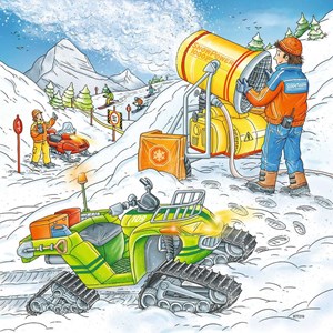 Ravensburger (08052) - "Auf der Skipiste" - 49 Teile Puzzle