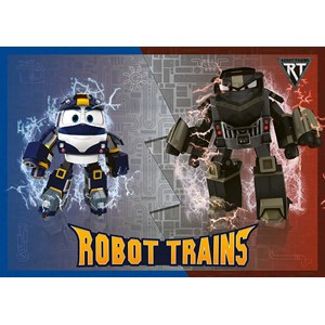 Ravensburger (09787) - "Robot Trains" - 125 Teile Puzzle